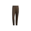 Adidas Knitted Sweatpants Men's Dark Gray Olive Green Moderate Cuffed Pants HE5159