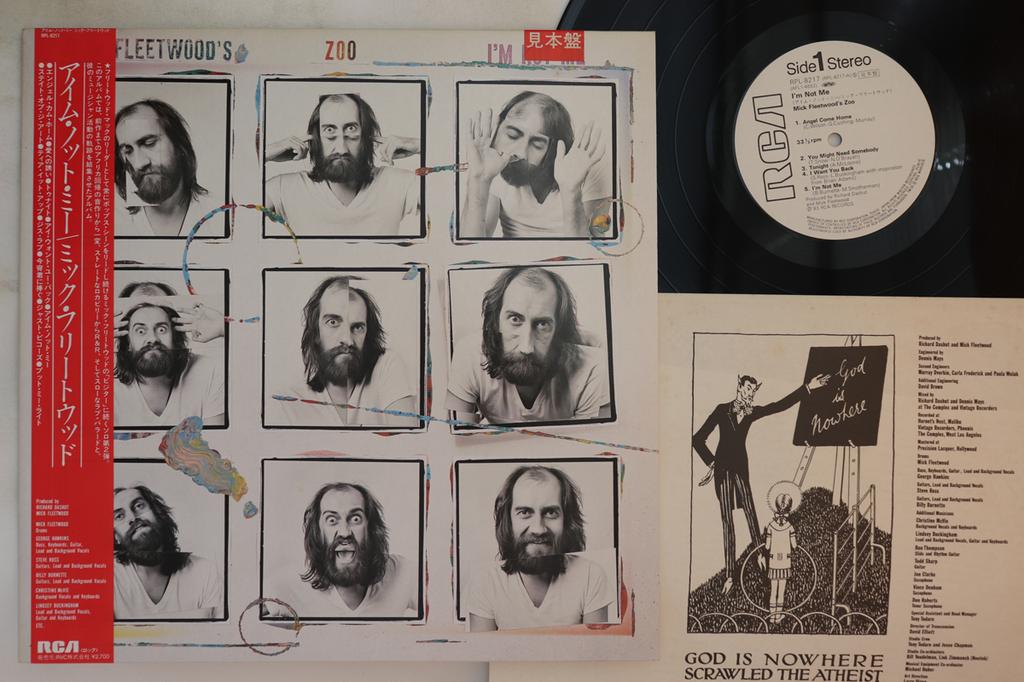 LP Record MICK FLEETWOOD'S ZOO - I'm Not Me RPL8217PROMO RCA 1983 Japan Obi Rock Used