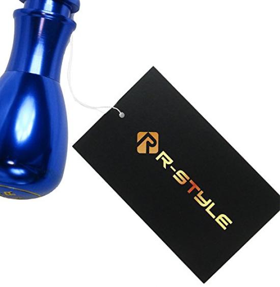 Universal Aluminum Shift Knob for 5MT with Spider Mat R-STYLE (Blue)