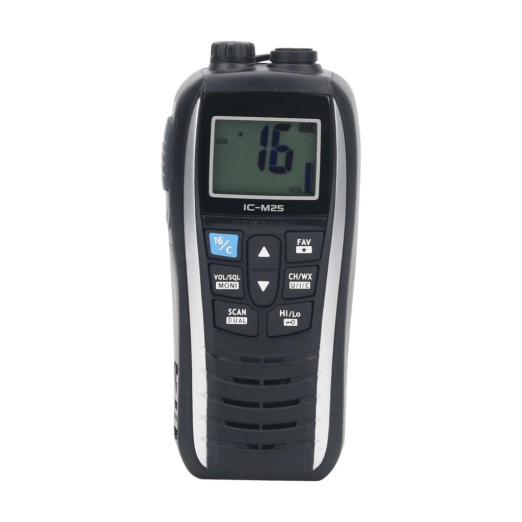 Waterproof IC-M25 5W 5KM VHF Marine Radio Marine Walkie Talkie VHF Handheld Transceiver