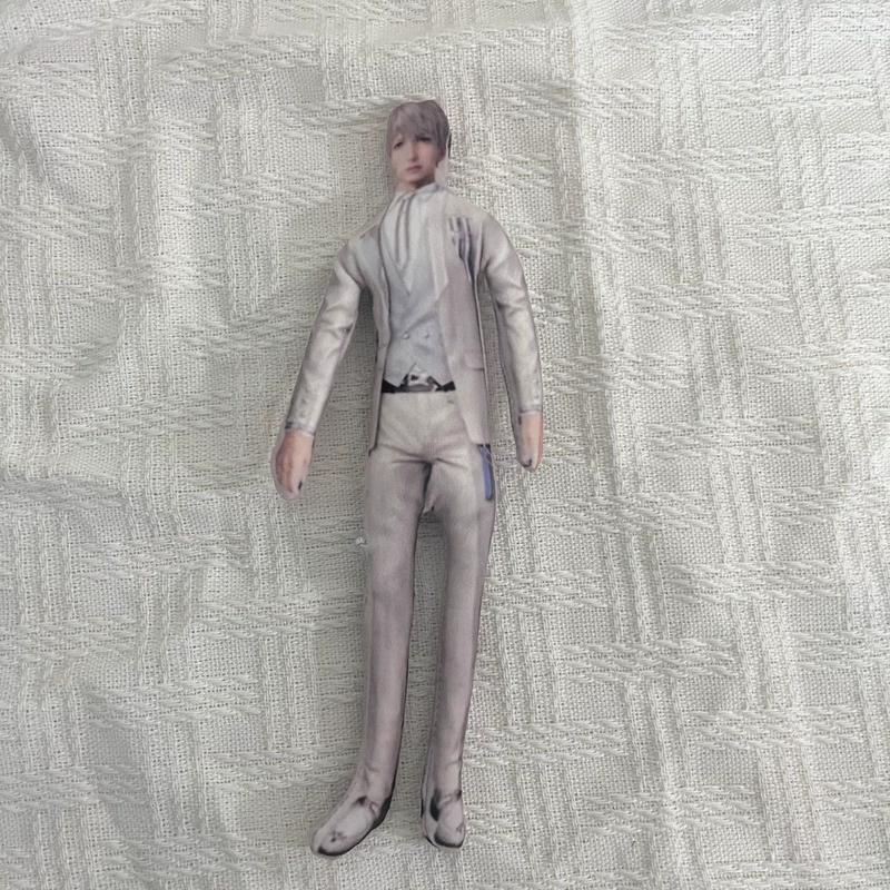 Costume Play Figure Love And Deepspace Lemurian Sea God Wire Skeleton Figure Slender Twistable Animation Design Plush-Filled Figures Present