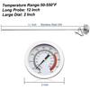 Good-Candy Ölthermometer Frittierthermometer Set Kit Zum Frittieren, Mit Topfclip, 12 Zoll Sonde - Für Hohe Töpfe, Rind, Lamm, Fleisch Co