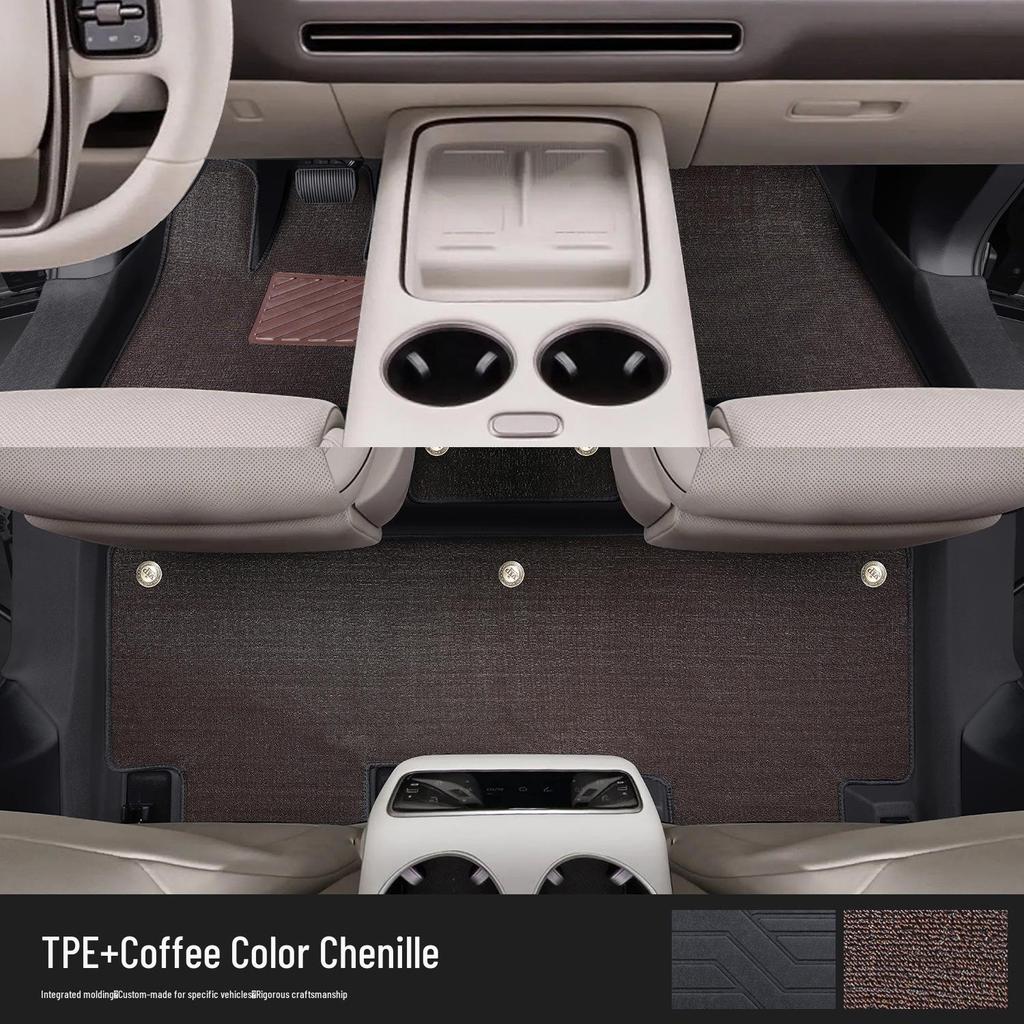 Full Coverage TPE Car Floor Mats for Ideal i8 - Interior Modification & Decoration Accessories
