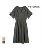 MESENSE Shawl Collar Short Sleeve Dress_Mb45Opm309A