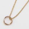 CARTIER Trinity Necklace K18 Gold (YGxPGxWG) 8.53g Women Used