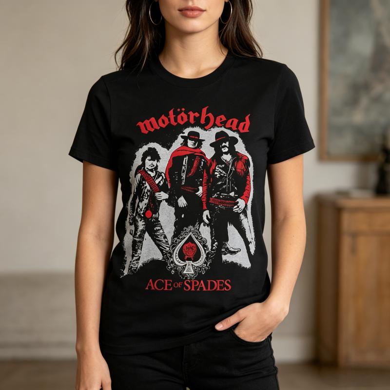 2026 New Motorhead Comic Style Rock Metal Graphic Unisex TShirts Unisex Cotton Short Sleeve Y2k Oversized Women Tees Popular Tops
