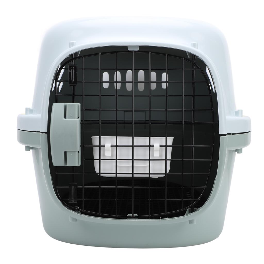 Cat Travel Carrier Large Space Lockable Door 4 Sides Ventilation Portable Hard Sided Dog Pet Carrier for Outdoor Home Car