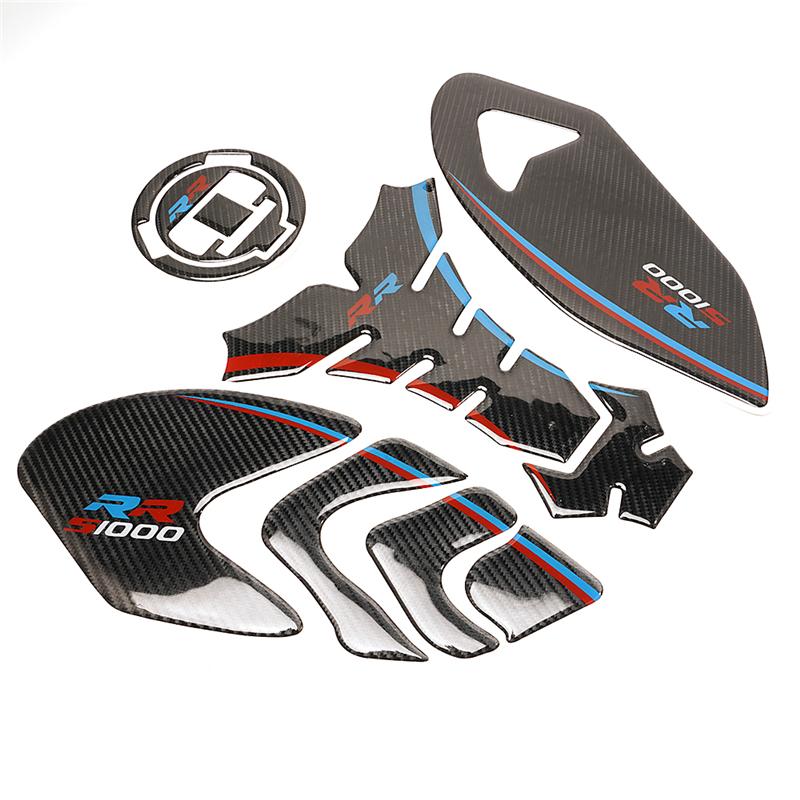 

S1000RR мотоциклетные наклейки 3D углеродное волокно масло топливный газ крышка бака/колена гель-краска протектор для BMW S1000RR
