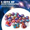 Joyfy 24 Pcs Mini Slime Party Favors Multicolor Galaxy Slime Balls Putty for Kids Stress Relief Treasure Bag Toys Easter Egg