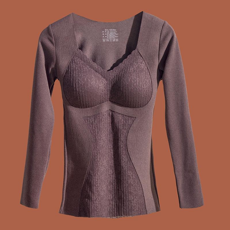 

Термобелье, верхний женский пояс, съемная накладка на грудь L фиолетовый