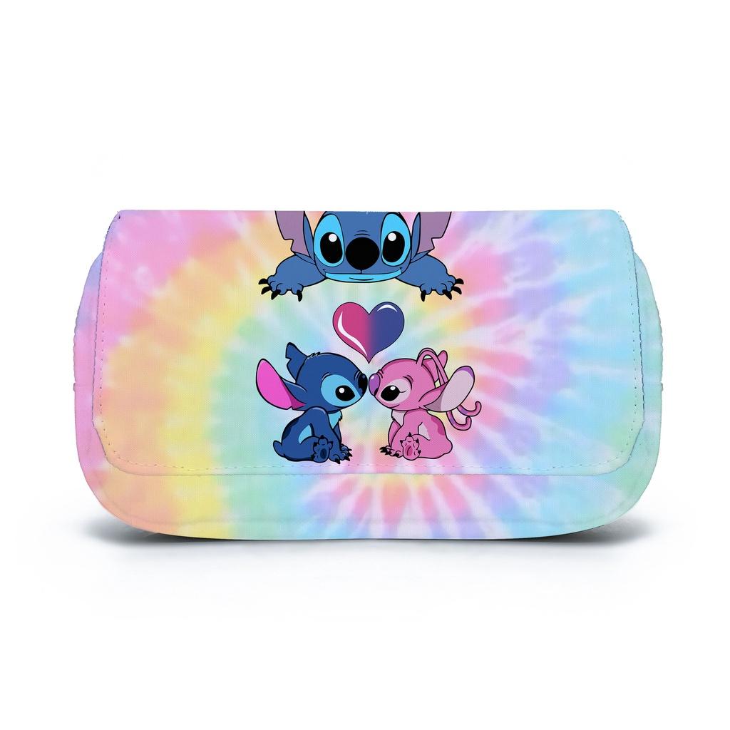 Stitch Character Pencil Case For Students Breathable And Popular 20-35l Capacity