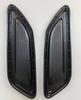 3Pcs Glossy Black ABS Car Air Flow Intake Hood Scoop Vent Bonnet Cover Universal