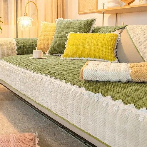 New Corduroy Sofa Mat Hot Selling All-season Universal Seat Cushion with Anti Slip Properties Full Coverage Sofa Cover