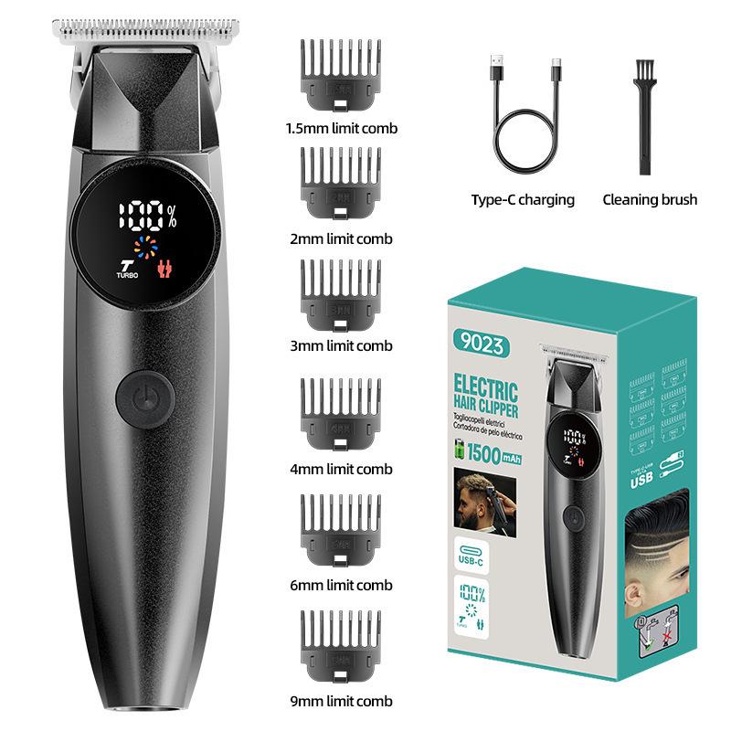 Cross-Border Salon Pro LCD Hair Clipper & Trimmer for Pets