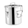 Airtight Stainless Steel Container for Storing Cooking Oil, Flour, Rice, Grains And Cereals