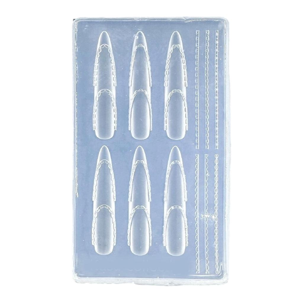 Flexible Nail Art Silicone Molds Create Flower Bowknot Charms For Professional Nail Design And Jewelry Making