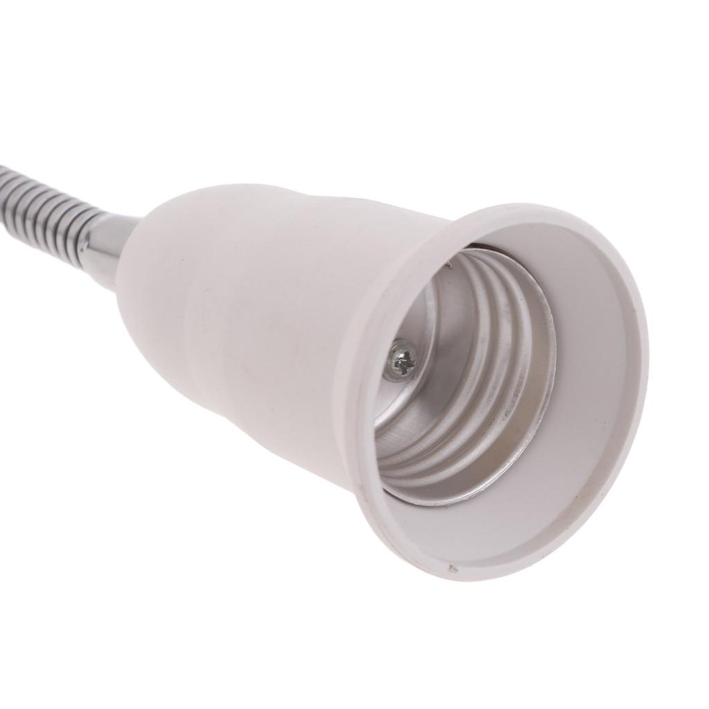 Universal B22 to E27 Extended Lamp Holder Adapter 360 Degree Rotatable Light Bulb Socket Converter for Various LED Light
