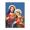 Art Print Mary Religious Canvas Painting Abstract Christian Wall Decor for Home Vintage Sacred Heart of Jesus