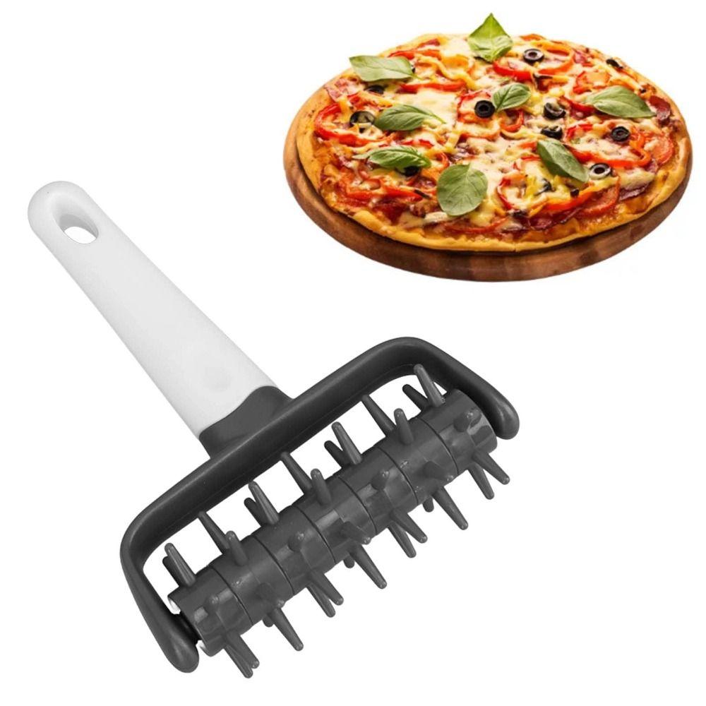 

Food Grade Pizza Rolling Needle Plastic Pizza Docker Roller Dough Puncher Kitchen Baking Tool