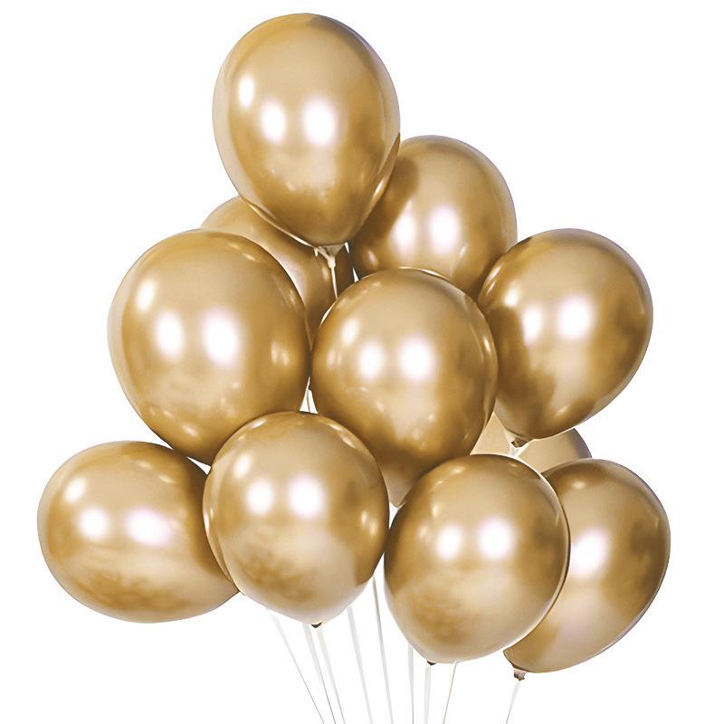 20-Pack 10-Inch Solid Color Balloons for Birthday, Wedding, or Event Decoration