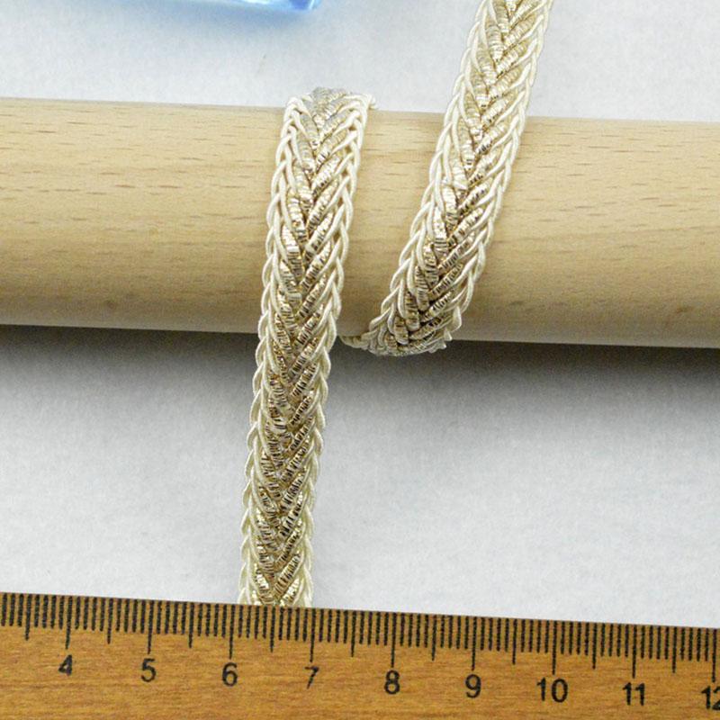 5 meters/16.4ft each pack Braided Lace Trims red gold Ribbons Decorative Fabric Edge for Dress bras Sewing DIY Craft Wedding Garment Embellishment