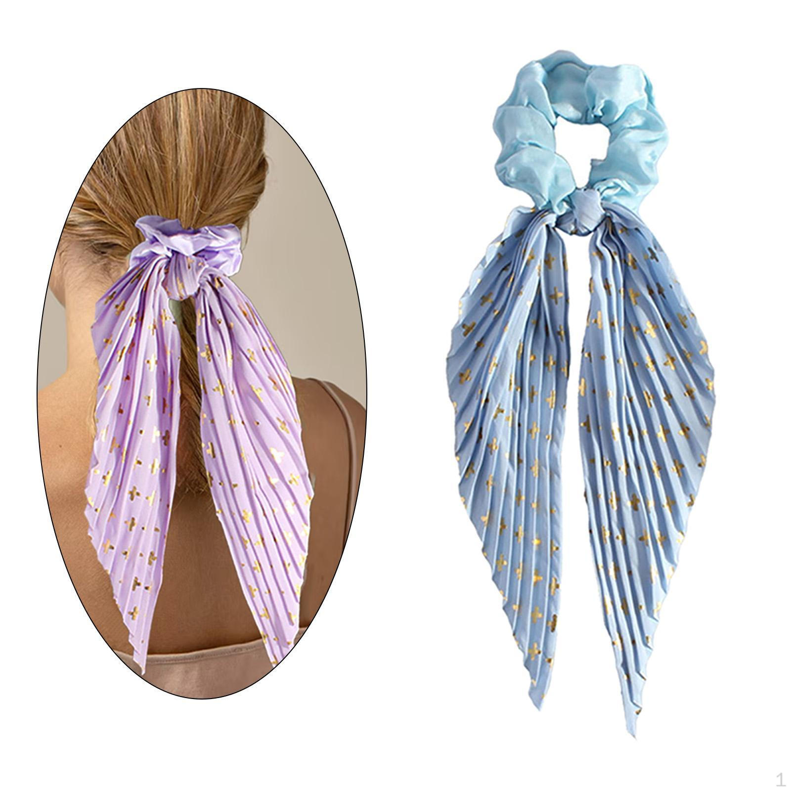 

Резинки для волос с бантом, модные завязанные хвостики для вечеринок, праздничные подарки Blue