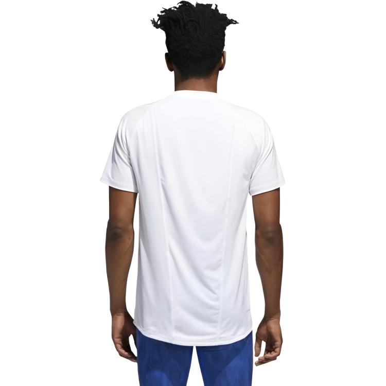 Adidas Ask Spr Ss Ftd Crew Neck Logo Solid Color Short Sleeve T-Shirt Men T-Shirts White CW1960