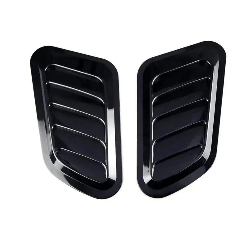 ABS Universal Car Decorative Cell Air Flow Intake Hood Scoop Bonnet Vent Cover Stickers Decoration Styling