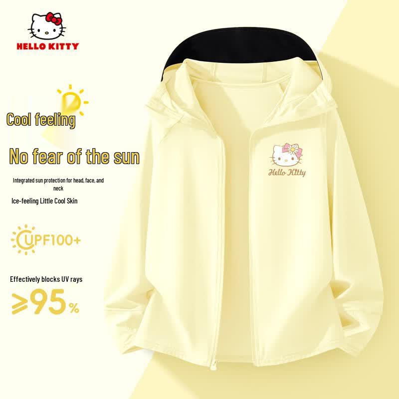 Hello Kitty Kids  2026 Lightweight UPF100+ Sun Protection Jacket 110