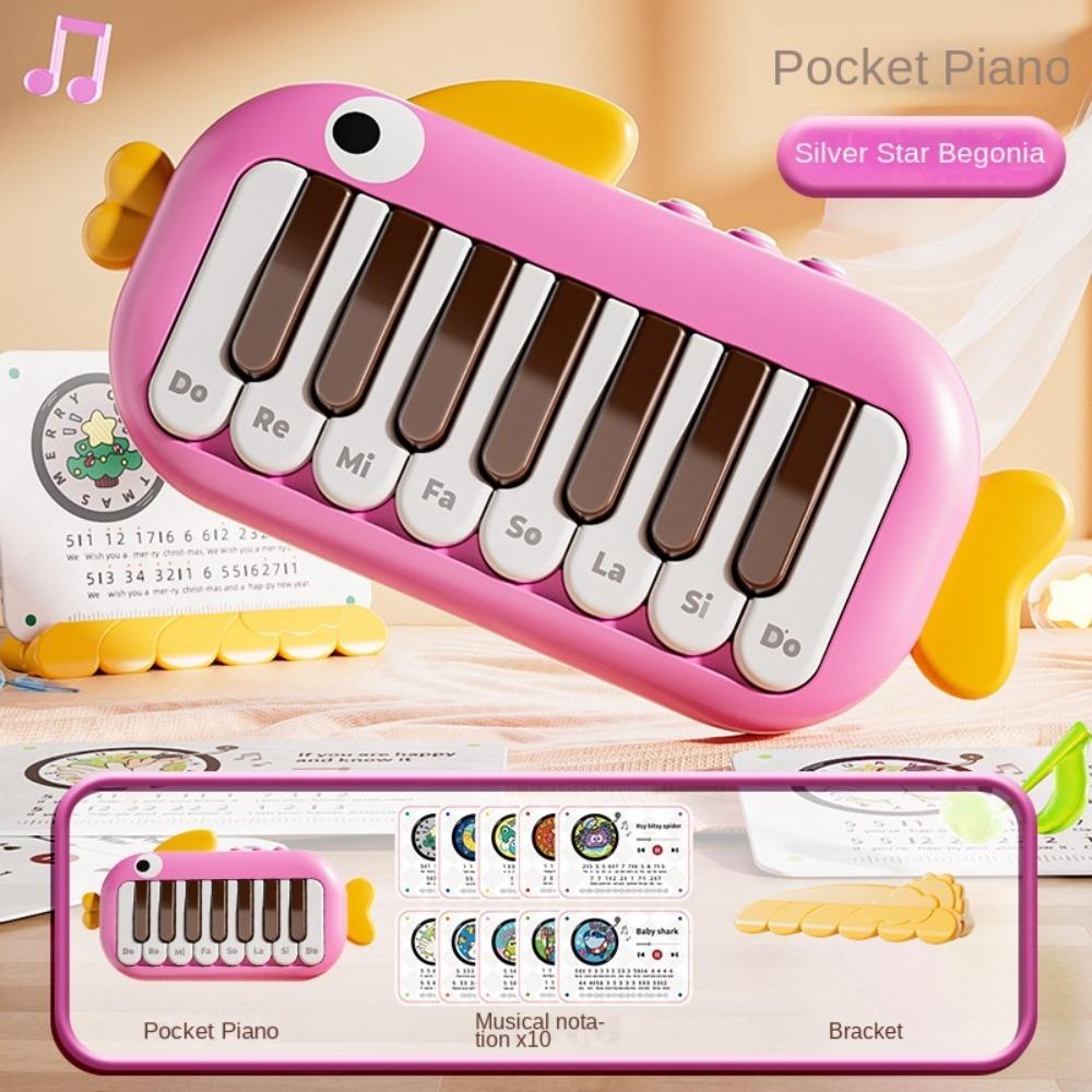 Learning Music Pocket Piano Keyboard Toy Musical Dinosaur Instrument Toy  Girls