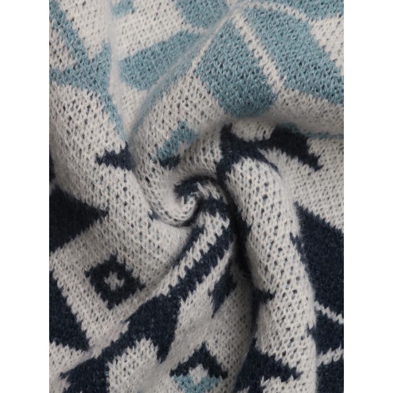 Knitwear Autumn and Winter Casual Women's Pullover Jacquard Sweater