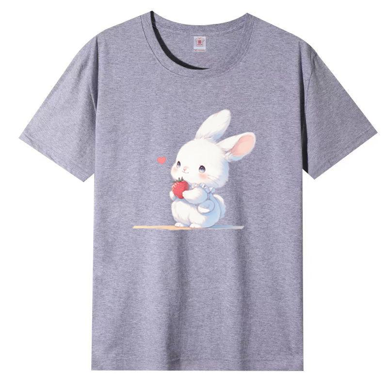 Cotton Short-sleeved T-shirt Female Loose Korean Version of The Harajuku Wind New Letter Printing Students Cotton Body Shirt Female