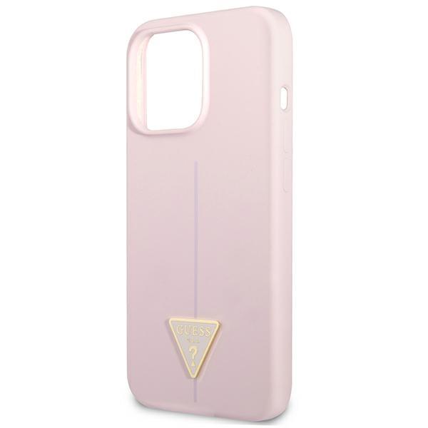 Guess Guhcp13Xsltgu Iphone 13 Pro Max 6,7 Fioletowy/Purple Hardcase Silicone Triangle