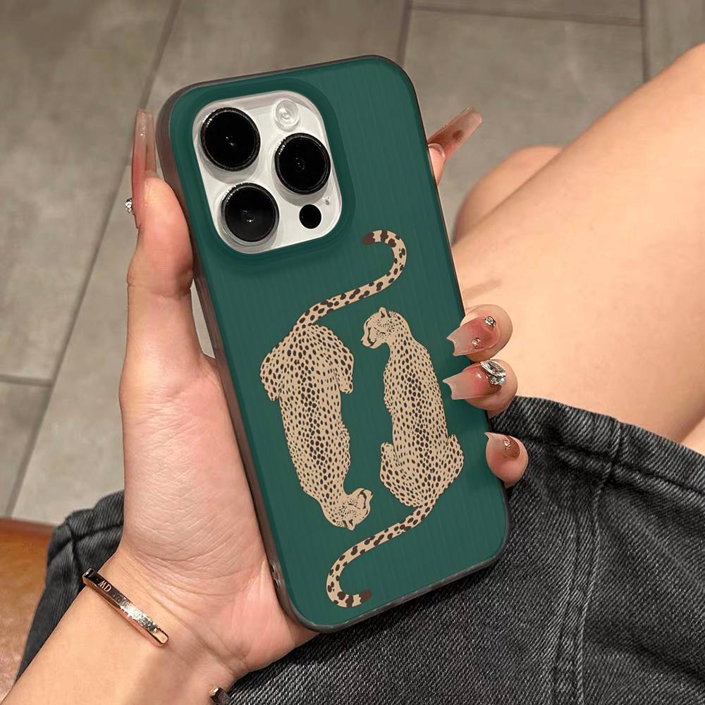 Colorful Abstract Tiger Leopard Snake Tropical Jungle For IPhone 17 16 15 11 12 13 14 Pro Max Plus Pro Translucent Back Phone