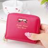 Cute Bowknot PU Leather Card Holder Small Bag Women Wallets
