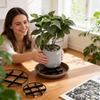 New 5PCS Flower Pot Tray Anti Rot Root Plastic Drainage Rack Stand Saucer Bracket Drip Plant Flowerpot Tray Home Garden Supplies