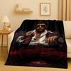 Classic Scarface Tony Gang Movie Flannel Blanket,Ultra Soft Plush Throw for Home Bedroom Bed Sofa Cover Office Picnic Kids Gift