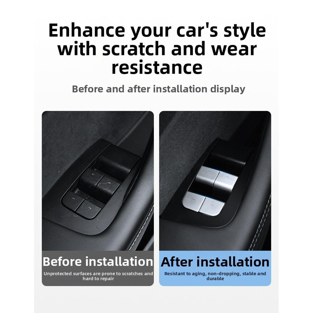For Tesla Model 3 For Tesla Model Y 2026 Window Lift Button Trim Window Switch Button Cover Accessories