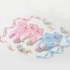 Premier Farm Catch Teenieping Ribbon Pattern Kids' Mid-Length Socks 3 Pairs