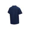 Adidas Letter Round Neck Casual Pullover Short Sleeve T-Shirt Men Tops Navy-Blue JC7906