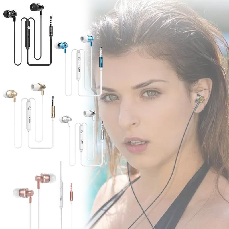 Earphones Computer Ear Microphone Wired Laptop Phone 2in1 Gaming Universal