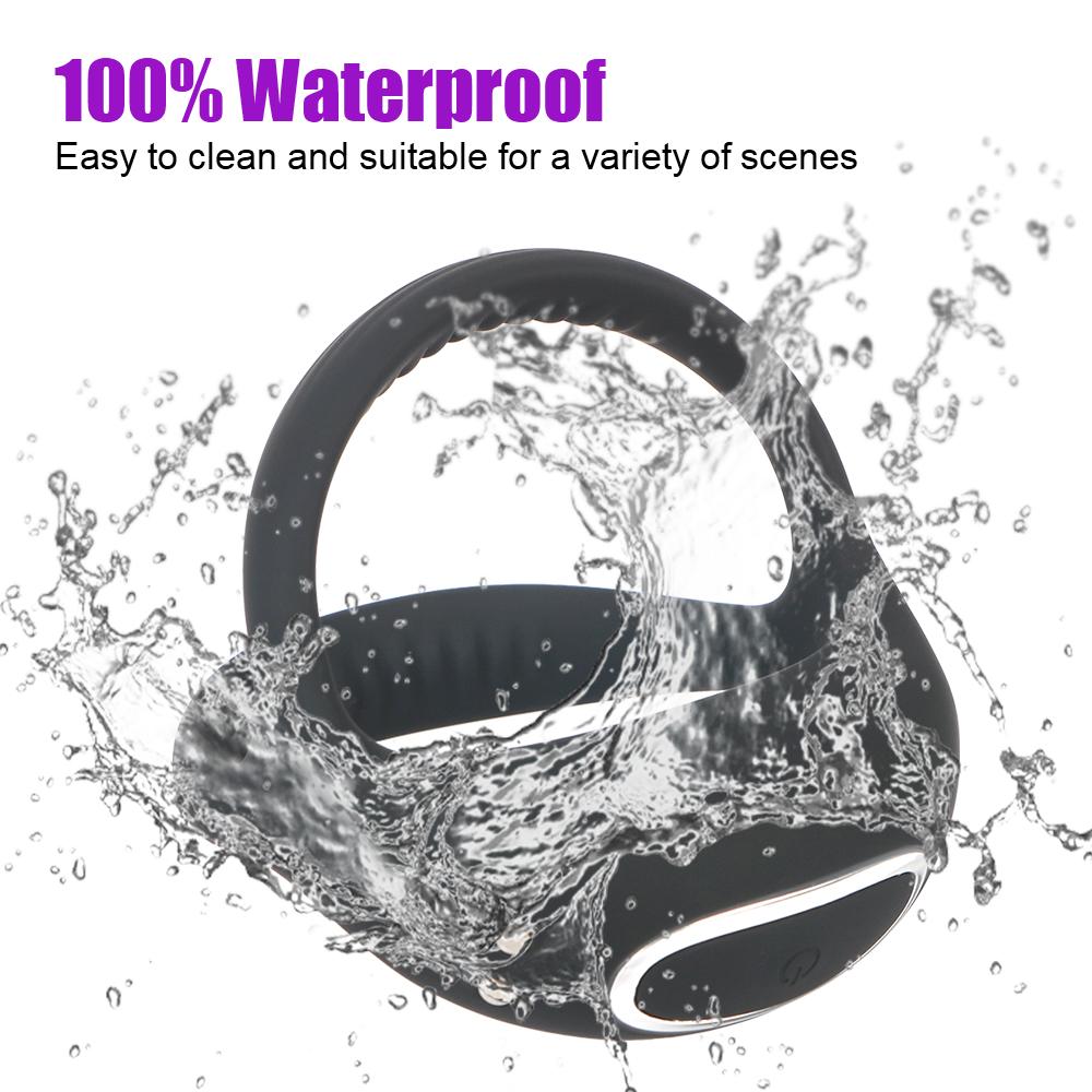 Scrotum Stimulator Sex Toys For Man 9 Modes Delay Ejaculation Adult Product Vibrating Cock Ring Penis Massage APP Control Silicone