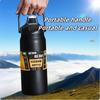 New 304 Stainless Steel Double Lid Portable Thermos with Large Belly Cup Outdoor Sports Water Kettle and Large Capacity Space Ke