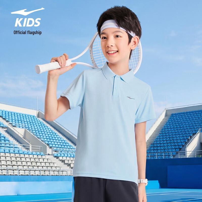 

ERKE Kids Quick-Dry Breathable Polo T-Shirt