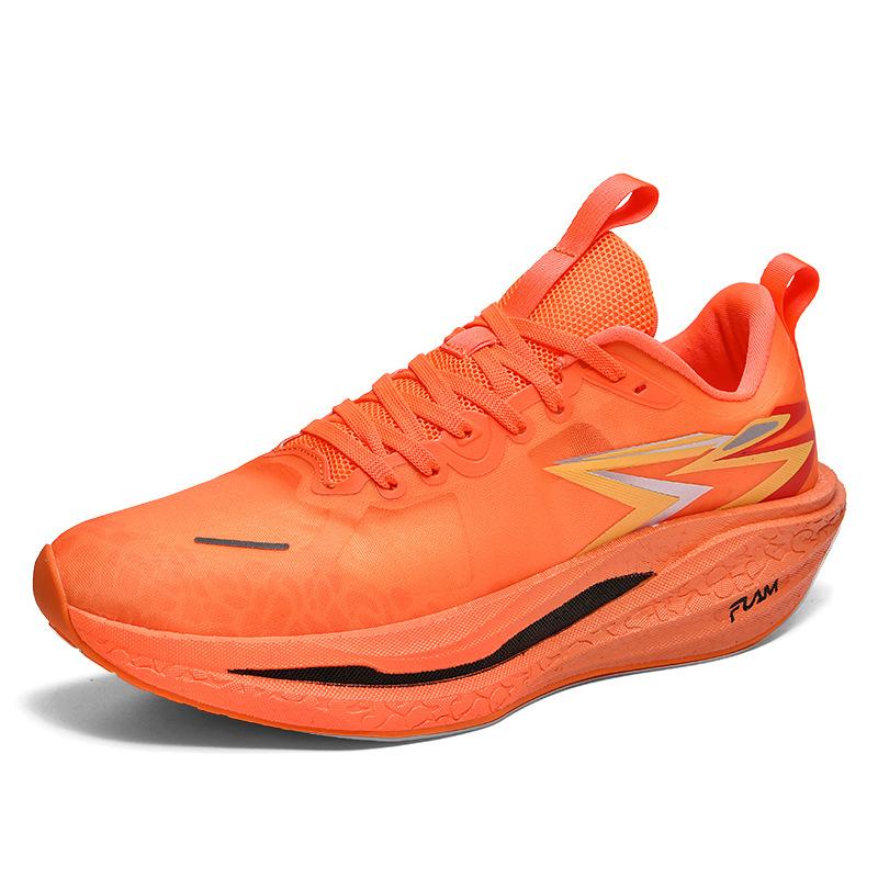 

Burn 4 new carbon board sports running shoes summer long-distance running jogging students racing shock absorption breathable casual sports shoes 34