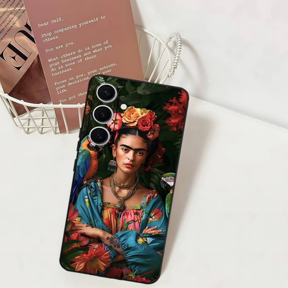 

Fashion F-Frida K-KahlosS Phone Case For Samsung S 24 Fe 25 Ultra Plus 20 Lite 21 30 22 23 24 22 Ultra 5G Fundas Samsung S20 ULTRA 5G