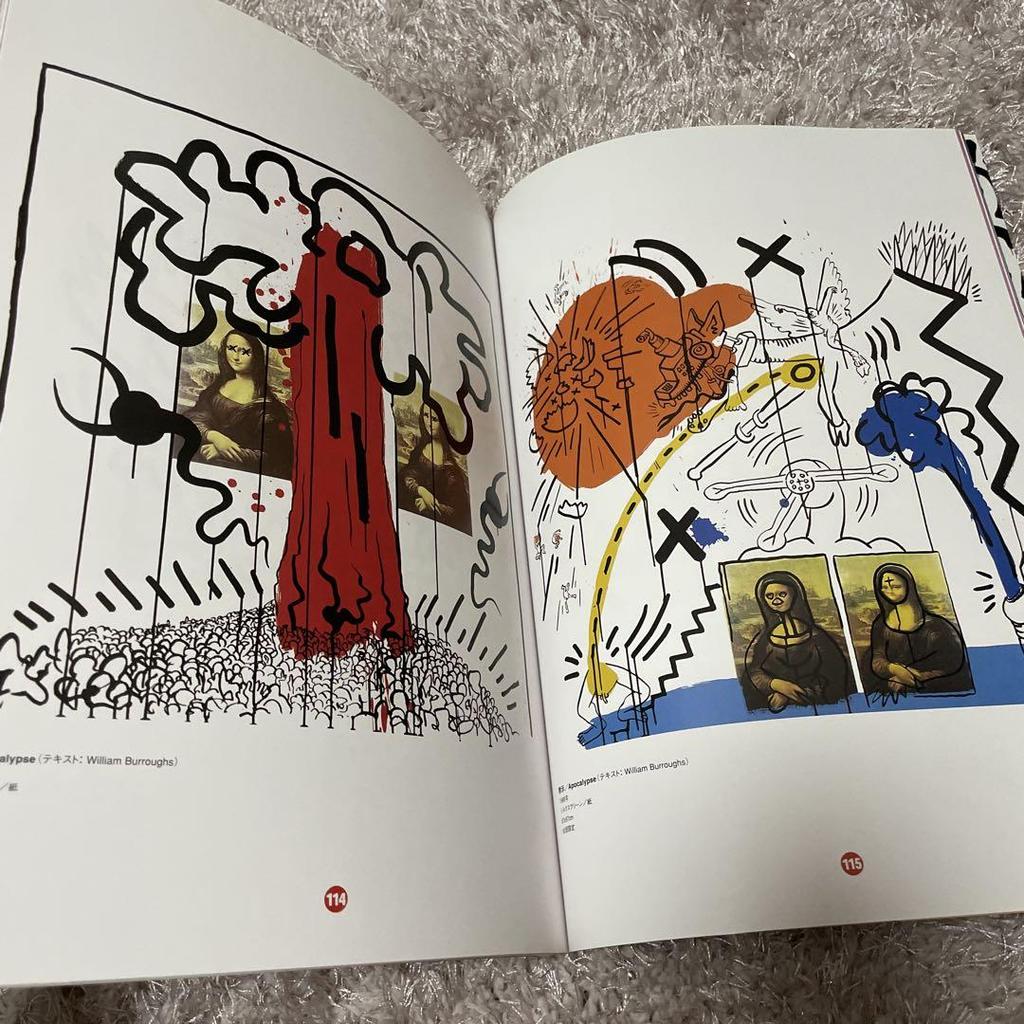 [USED] Keith Haring Art Book Keith Haring Exhibition Catalogue