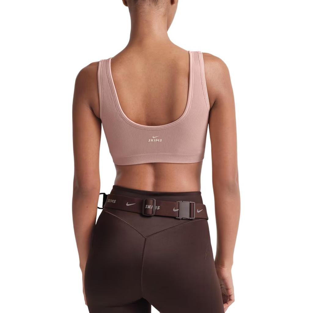 Nike × SKIMS Ribbed Seamless Lightweight Breathable Soft Sports Bra Women Underwear BABRA9713W-HEC