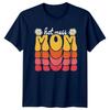 Hot Mess Mom Daisy Retro TShirt Mothers Day Gift For Unisex