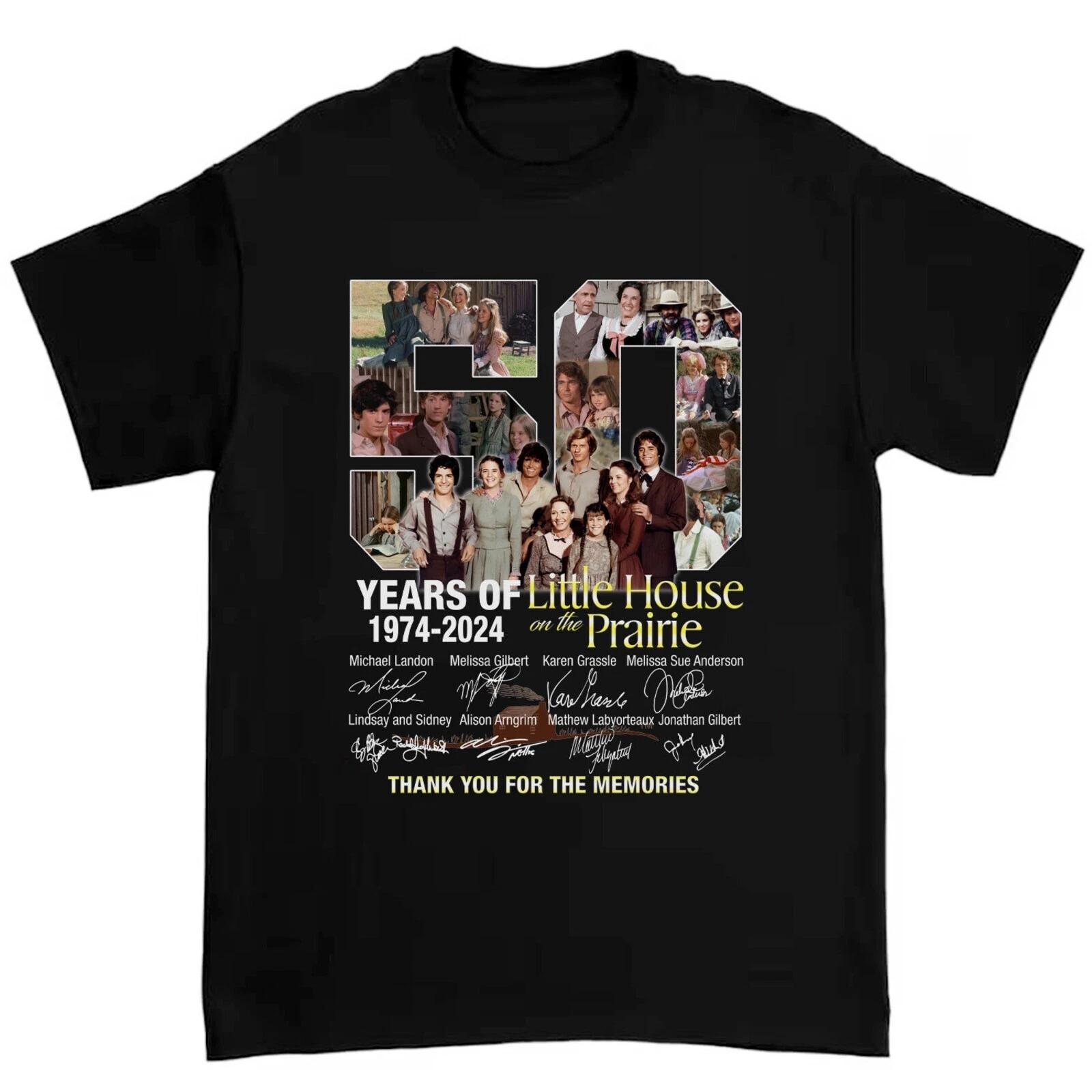 Men s and Women s T-shirts Little House On The Prairie 50th Anniversary Movie Unisex T-Shirt XS